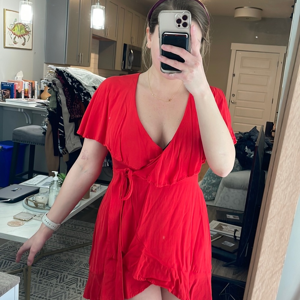This shrunk in the wash would be cute layered with pants